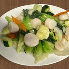 Best Scallops with Mixed Vegetables(Gluten Free)素菜干贝 in Thousand Oaks, CA